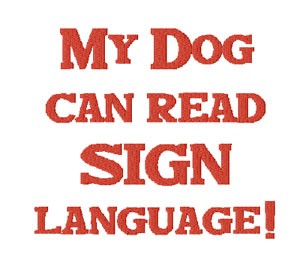 rally obedience sign language 2