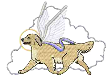 golden retriever angel