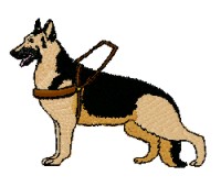 service dog, german shepherd